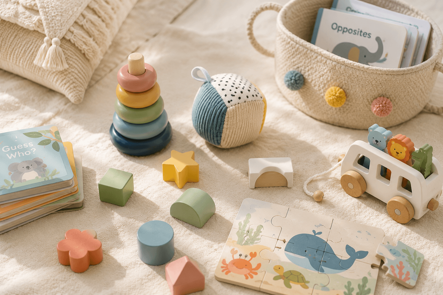 Thoughtfully curated wooden toys, books and play essentials